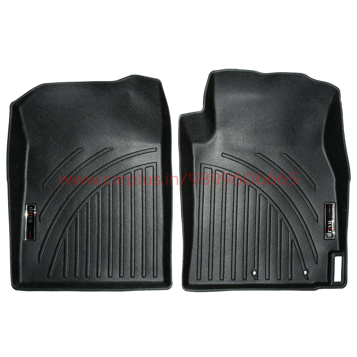DRIVN TPE Car Floor Mats for Hyundai VernaBlack CARPLUS