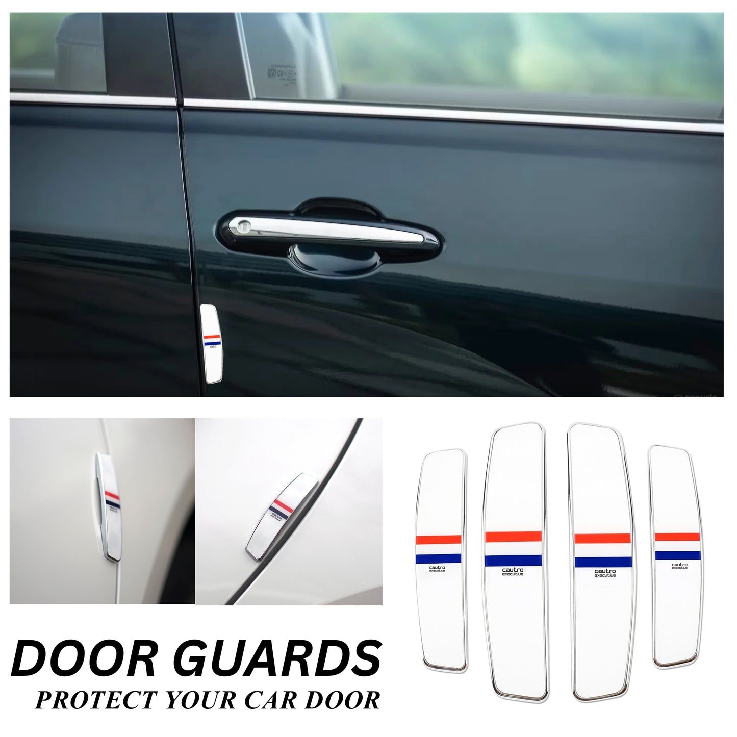Door Guards for Toyota Hycross-DOOR GUARDS-CARPLUS-White-CARPIN D2-CARPLUS