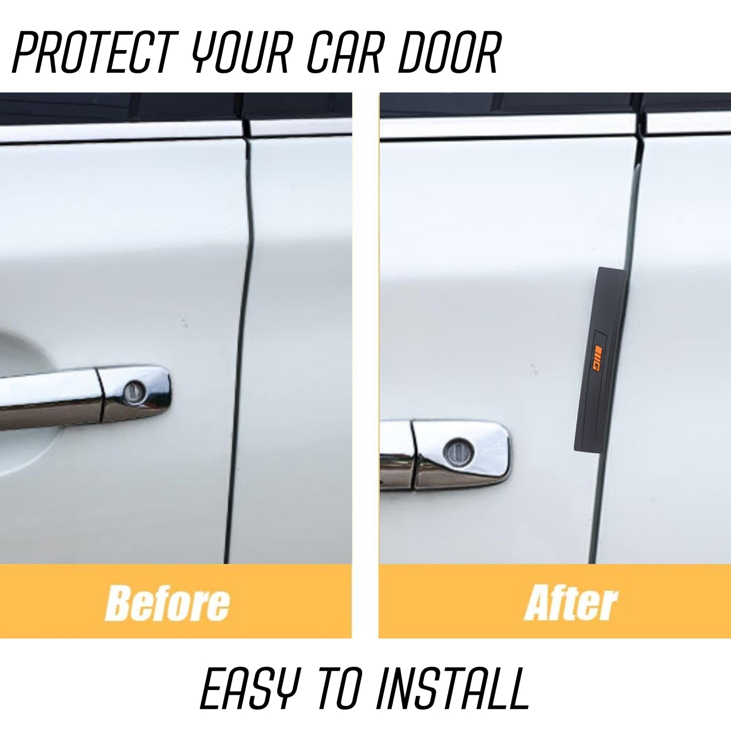 GENOVA Knife Door Guard (GV 201) - Black-DOOR GUARDS-GENOVA-CARPLUS