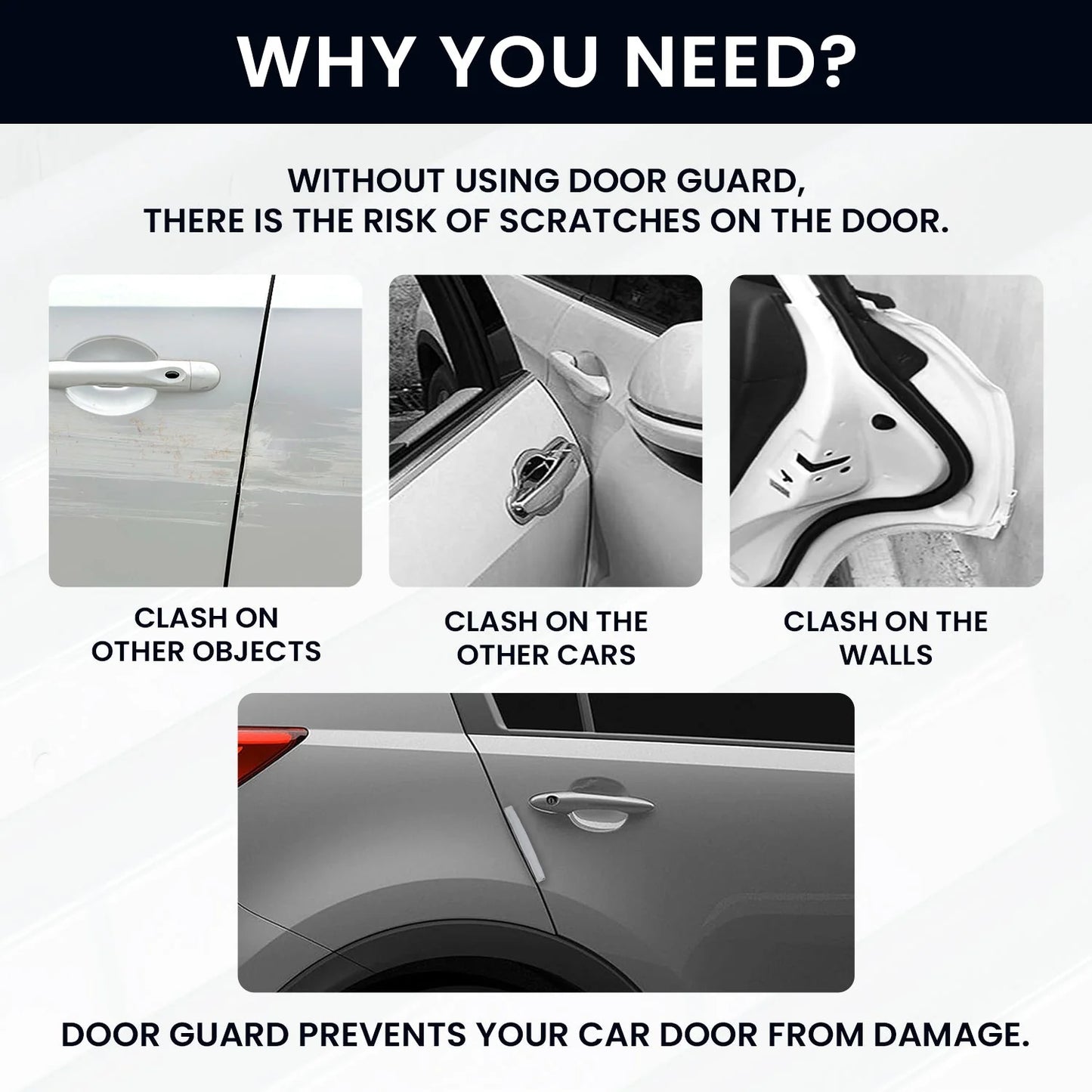 GENOVA Knife Door Guard (GV 201) - Black-DOOR GUARDS-GENOVA-CARPLUS