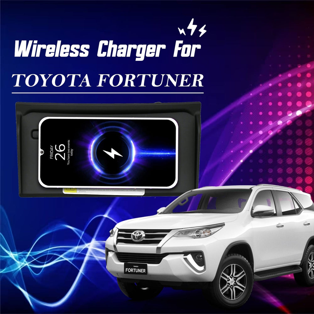 KMH 15W Wireless Charger for Toyota Fortuner 2017 onwards-WIRELESS CHARGER-KMH-WIRELESS CHARGER-CARPLUS