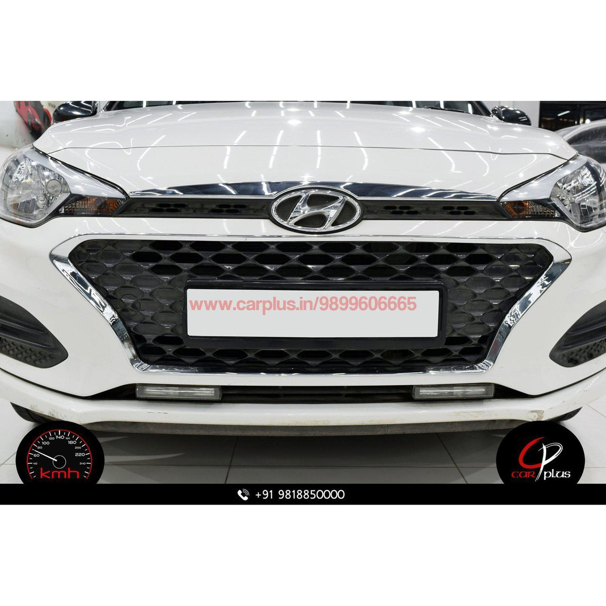 KMH Front Grill chrome for Hyundai I20 Elite (2018, 1pc) – CARPLUS