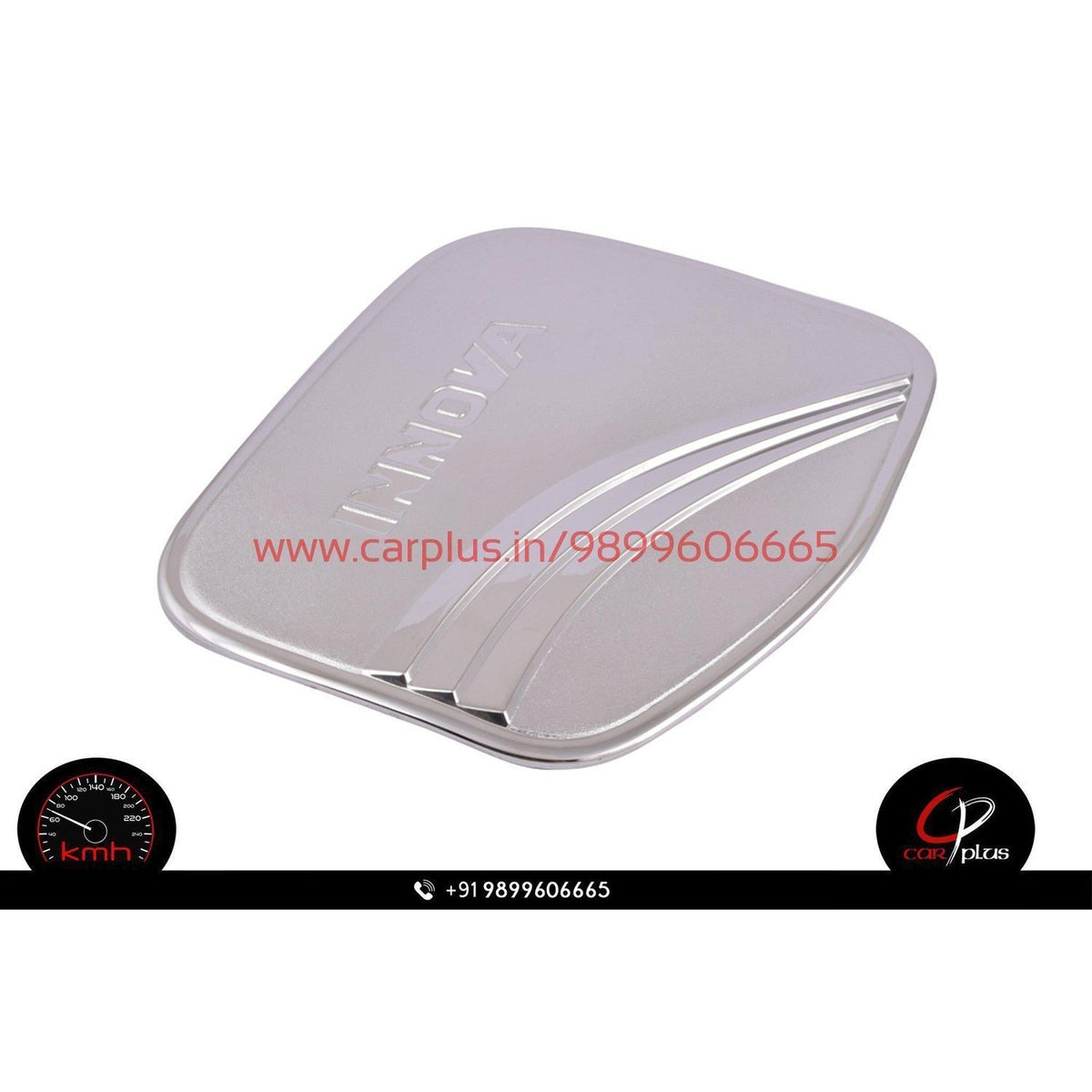 KMH Petrol Tank Cover Chrome For Toyota Innova Crysta (2nd GEN) CARPLUS