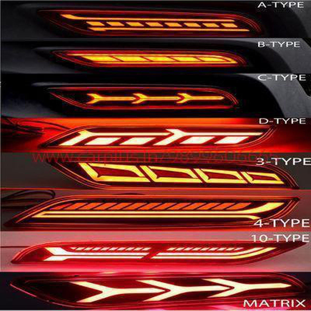 Creta back reflector light sale