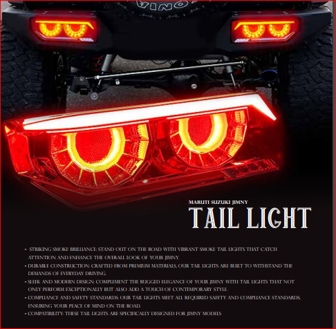 KMH Tail Lamp for Maruti Suzuki Jimny - Wheel Style – CARPLUS