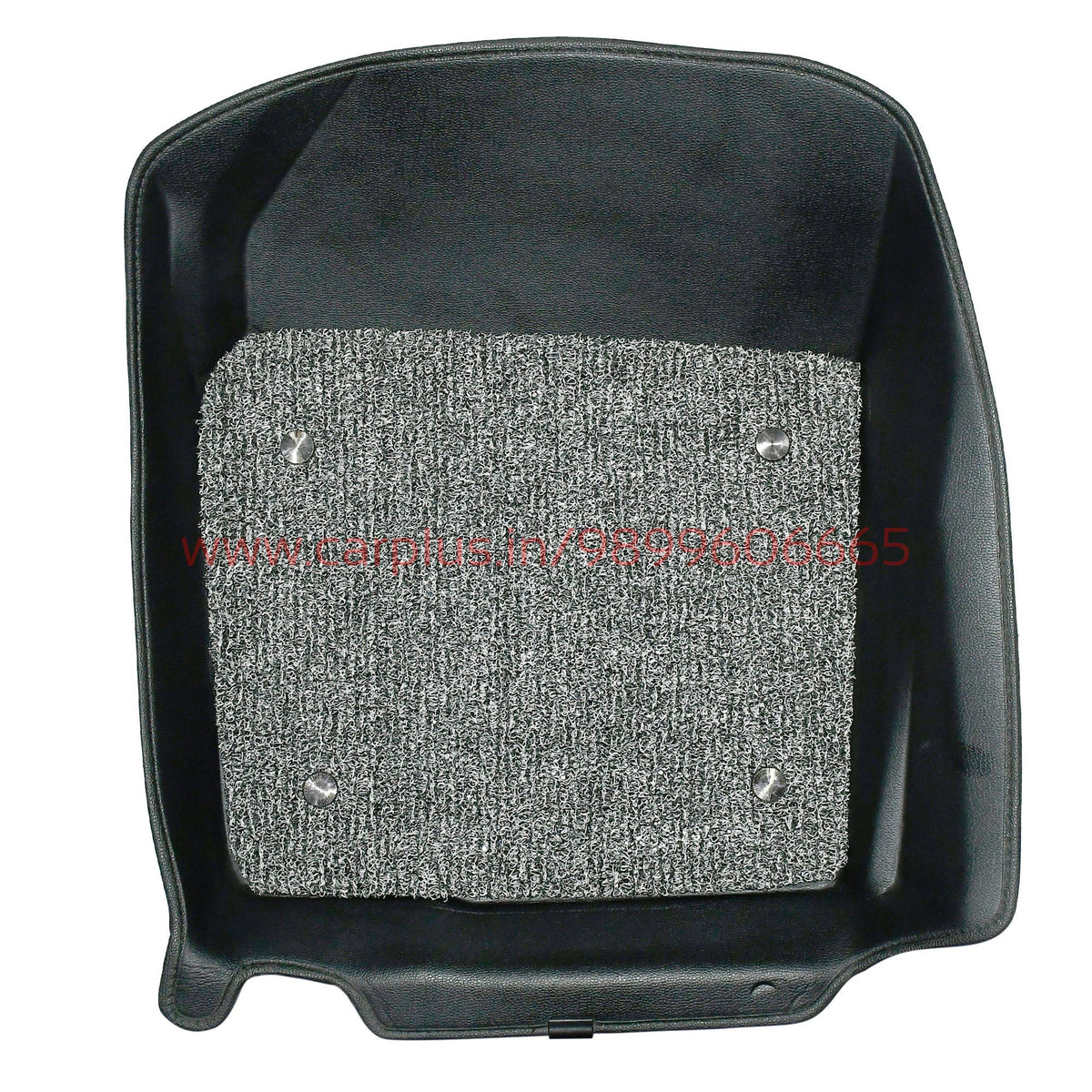 KMH Velcro 7D Mats for Maruti Suzuki Brezza (Black) CARPLUS