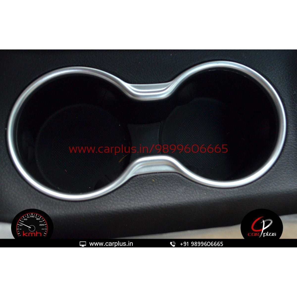 KMH Cup Holder Trim For Jeep Compass (1st GEN, 2017) CARPLUS