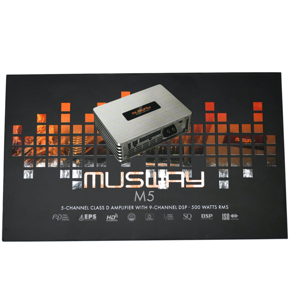 
                  
                    MUSWAY 5 Channel Amplifier With 9 Channel DSP - (M5)
                  
                