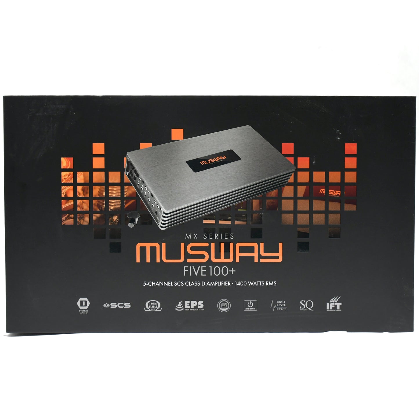 
                  
                    MUSWAY 5 Channel Full Range Class D Amplifier - (FIVE.100+)
                  
                