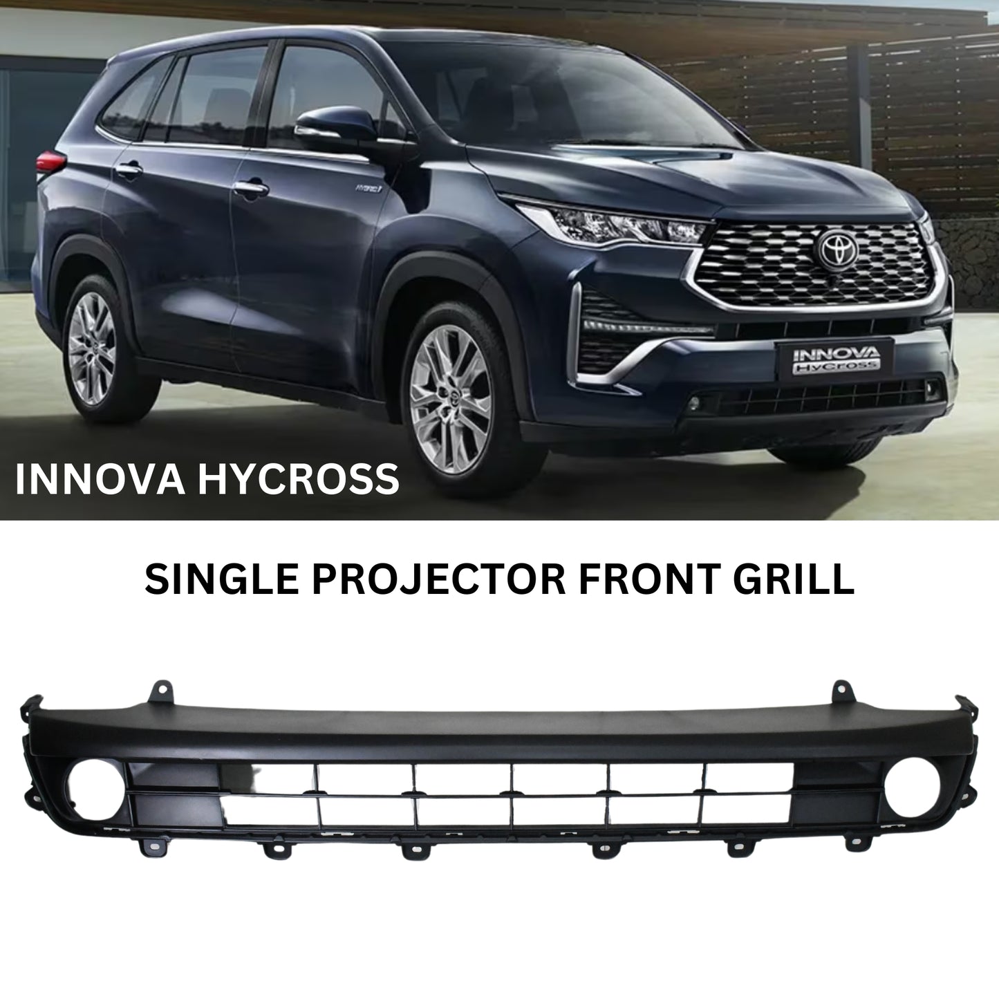 
                  
                    3" Single Pair Fog Light Projector Grill for Toyota Hycross-BRACKETS-CARPLUS-CARPLUS
                  
                