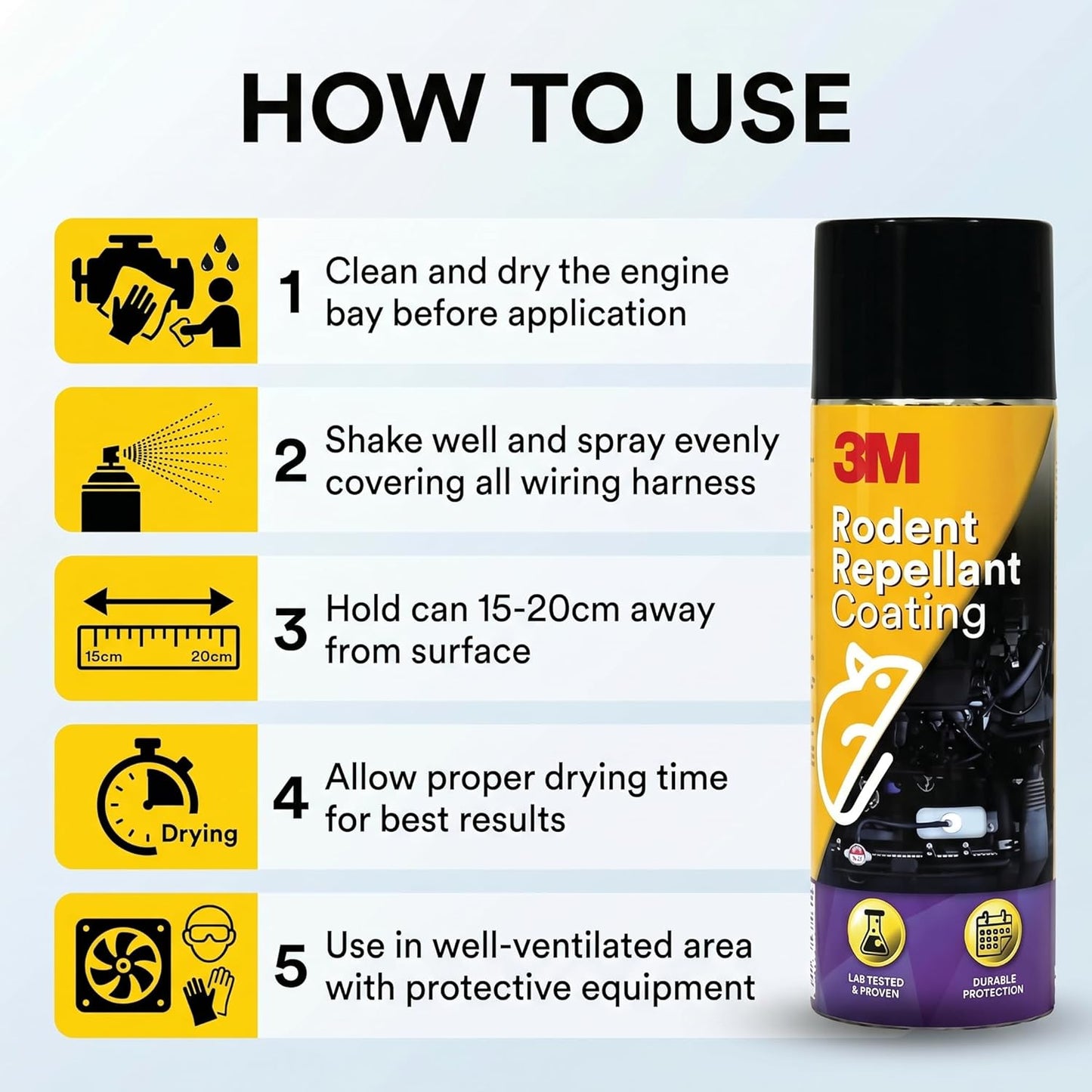 
                  
                    3M Rodent Repellent Coating 80g-CAR CARE-3M-CARPLUS
                  
                