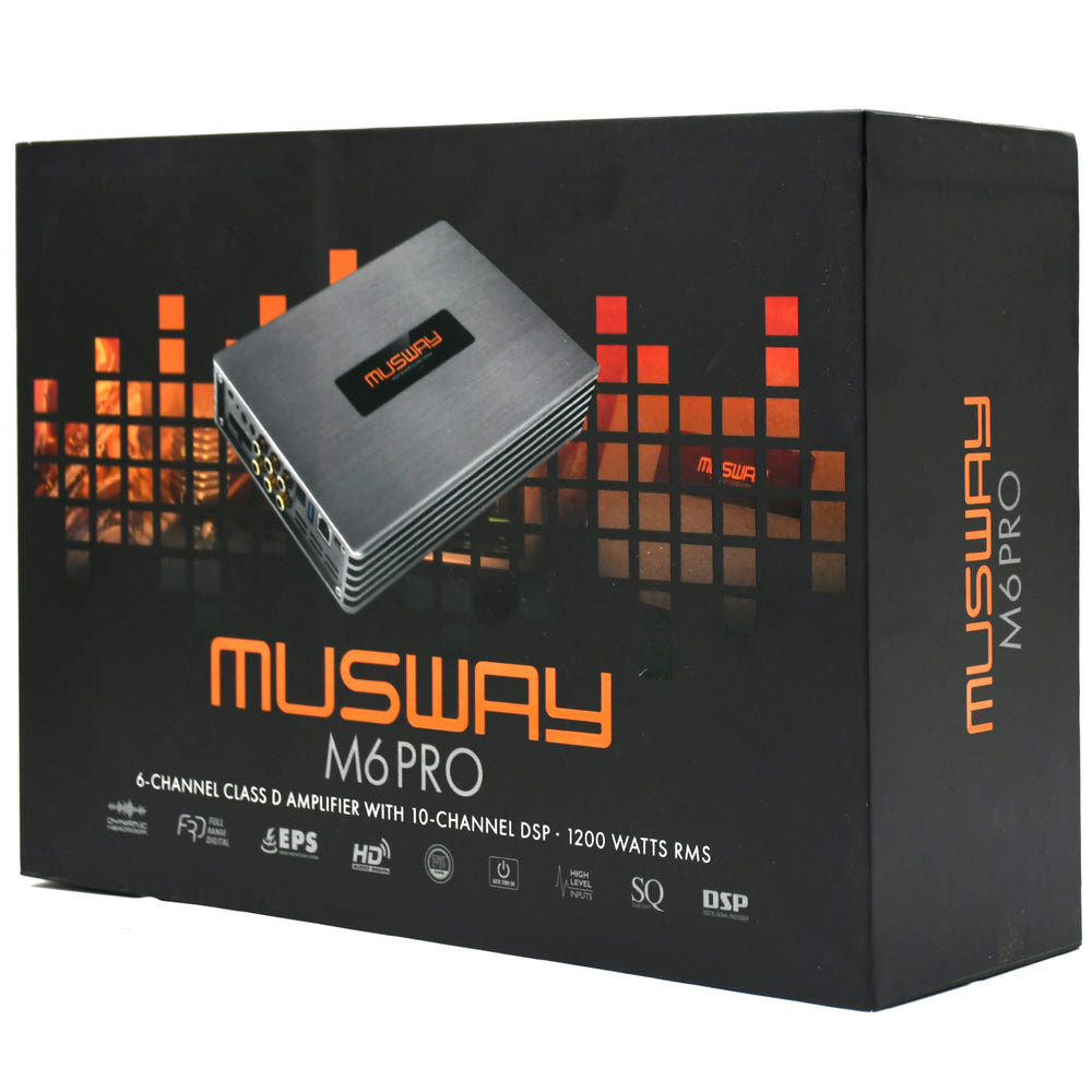 
                  
                    MUSWAY 6 Channel Amplifier With 10 Channel DSP-(M6PRO)
                  
                