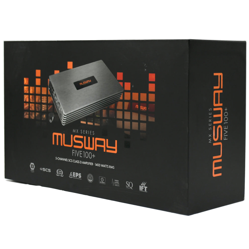 
                  
                    MUSWAY 5 Channel Full Range Class D Amplifier - (FIVE.100+)
                  
                