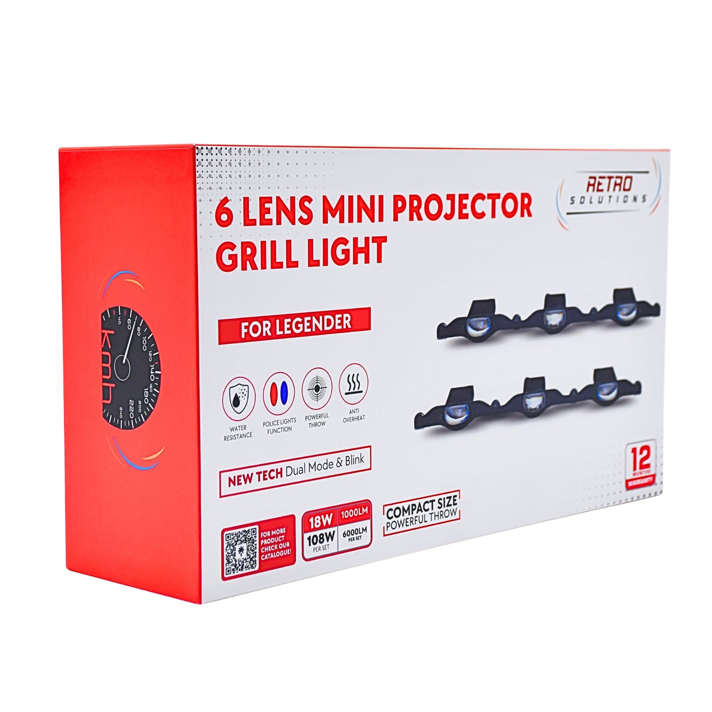 
                  
                    6 Lens Mini Projector Grill Light for Toyota Fortuner-GRILLE-RETRO-CARPLUS
                  
                