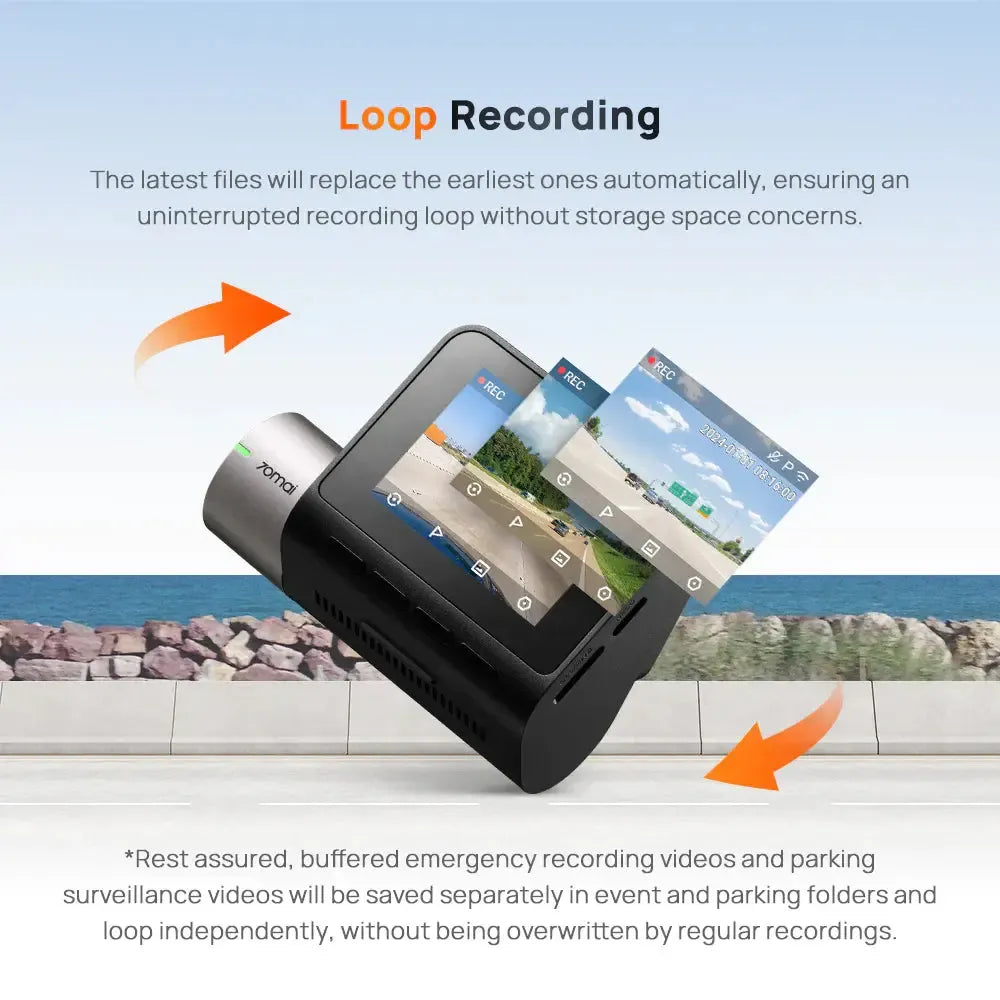 
                  
                    70MAI Dashcam A510-Front+Rear DashCam Set STARVIS 2-DashCamera-70MAI-CARPLUS
                  
                