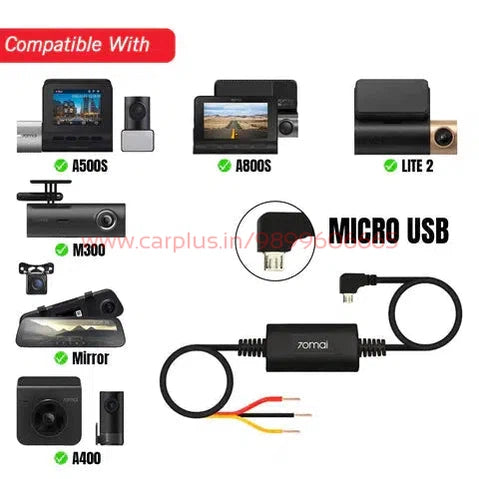 
                  
                    70mai Hardware Kit With Fuse Adapter Set(Midrive UP02)-HARDWARE KIT-70MAI-CARPLUS
                  
                