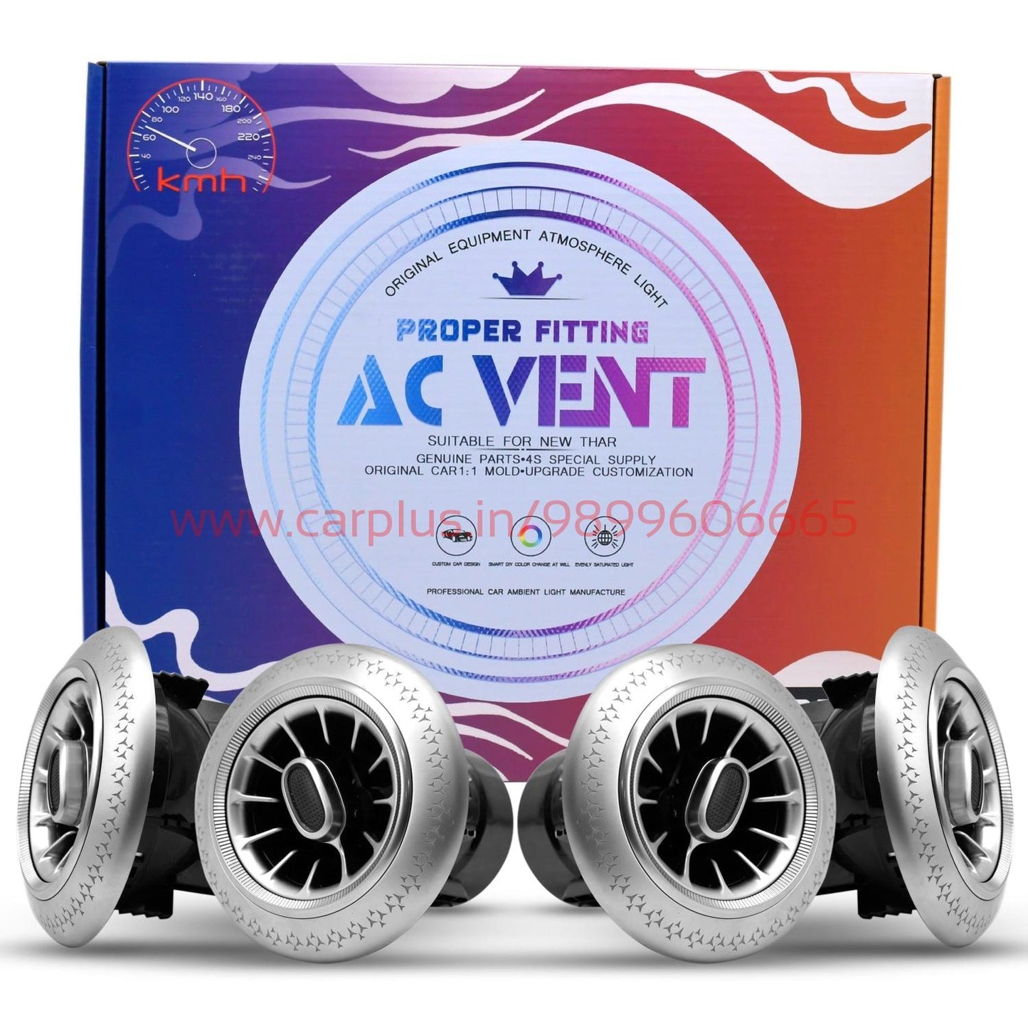 
                  
                    AMG Design AC Vent With K4 Ambience Light With Proper Fitting for Mahindra THAR-CARPLUS-CARPLUS
                  
                