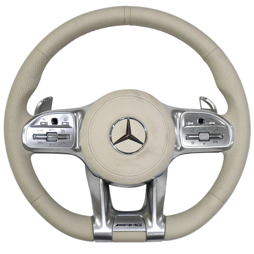 
                  
                    AMG Steering Wheel for Mercedes Beige-STEERING WHEEL-RETRO-CARPLUS
                  
                