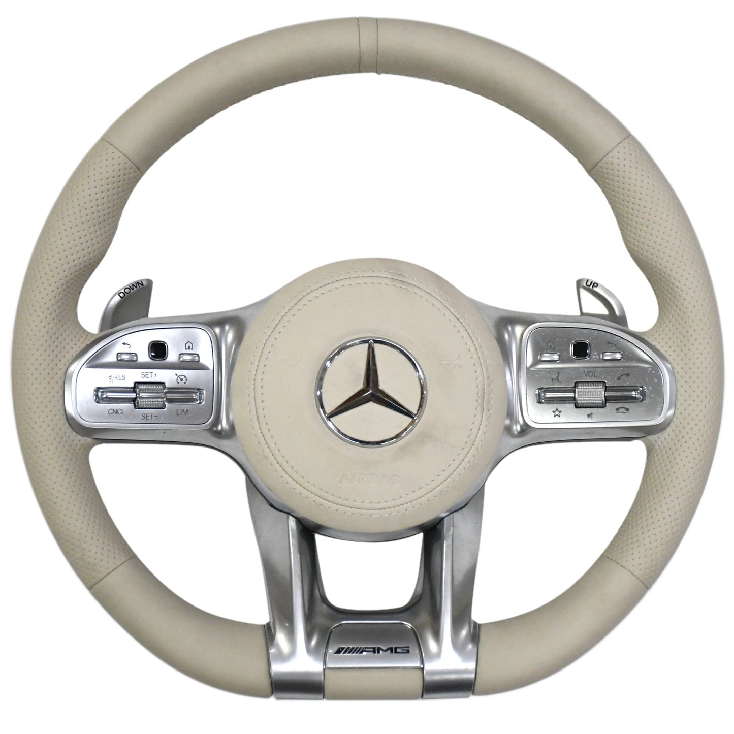 
                  
                    AMG Steering Wheel for Mercedes Beige-STEERING WHEEL-RETRO-CARPLUS
                  
                