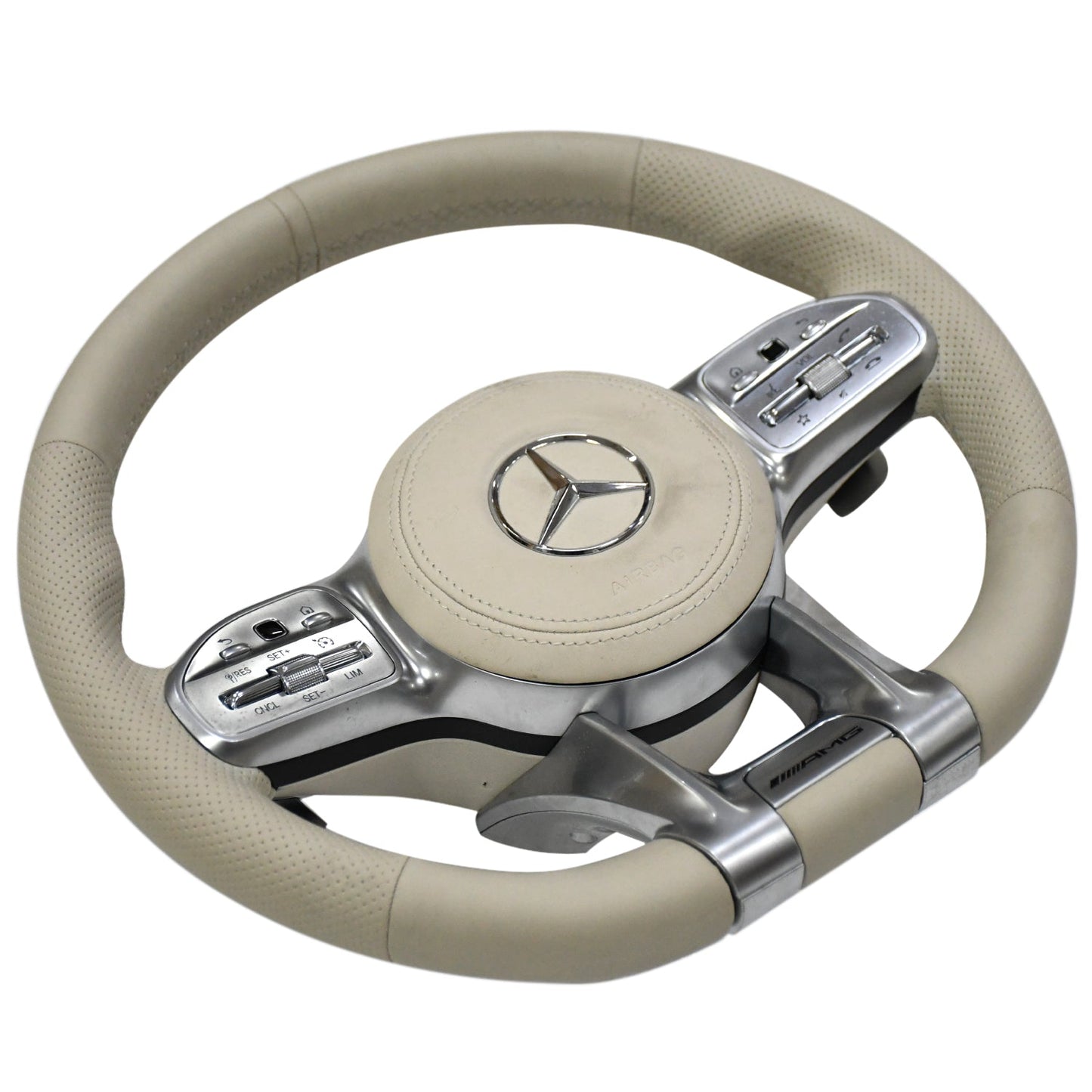 
                  
                    AMG Steering Wheel for Mercedes Beige-STEERING WHEEL-RETRO-CARPLUS
                  
                