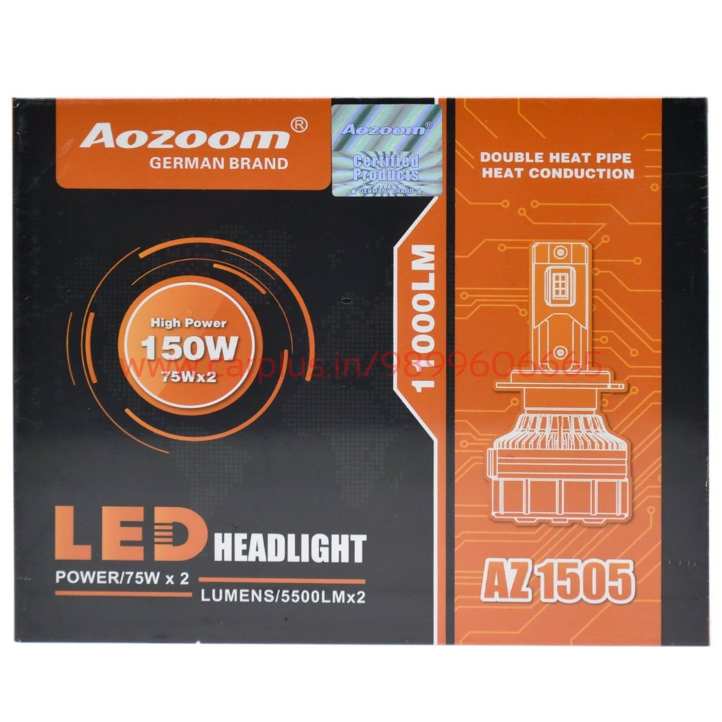 
                  
                    Aozoom 150W Headlight Bulb 6000K AZ1505-H8/H9/H11-CARPLUS-CARPLUS
                  
                
