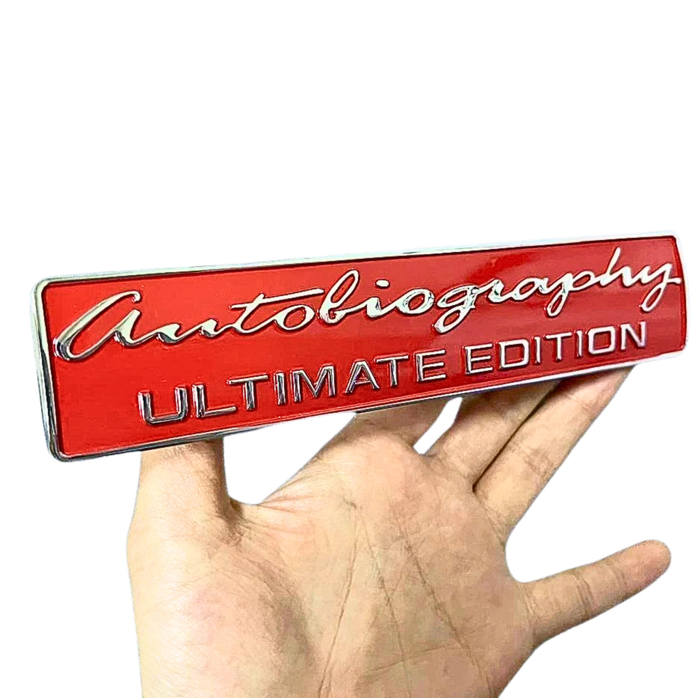 
                  
                    AUTOBIOGRAPHY ULTIMATE EDITION Emblem 3D Badge Silver & Red-BADGES-CARPLUS-CARPLUS
                  
                