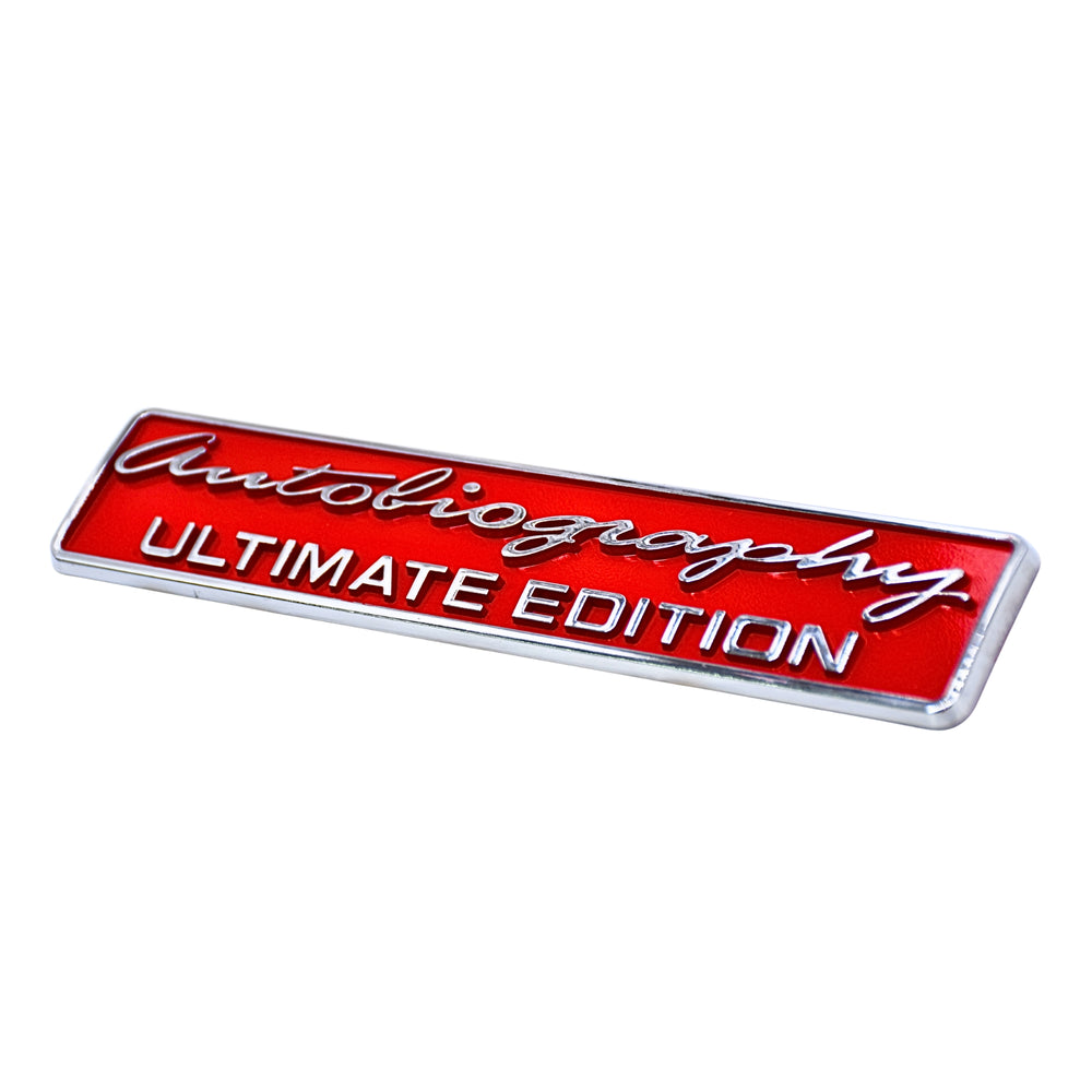 
                  
                    AUTOBIOGRAPHY ULTIMATE EDITION Emblem 3D Badge Silver & Red-BADGES-CARPLUS-CARPLUS
                  
                