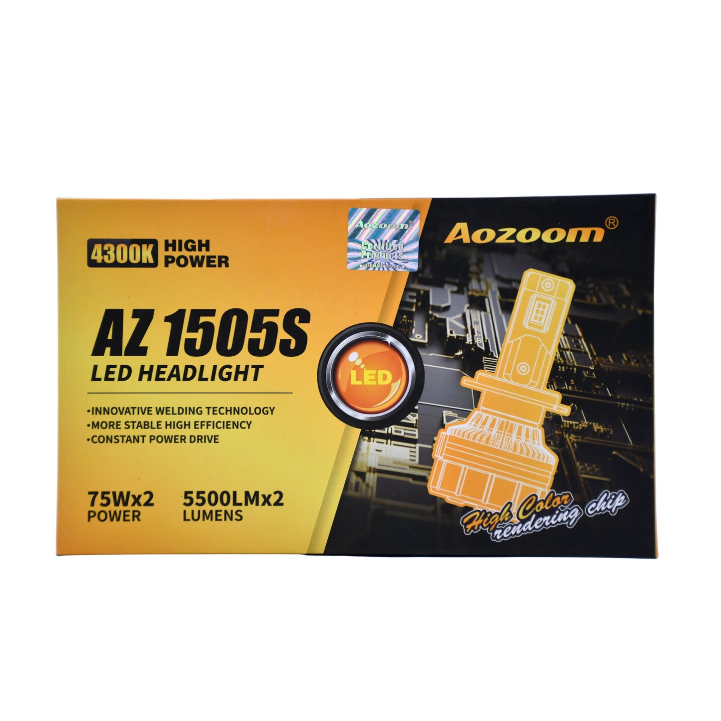 
                  
                    AOZOOM 150W Headlight Bulb 4300K AZ1505S-H7-HEAD LIGHT-AOZOOM-CARPLUS
                  
                