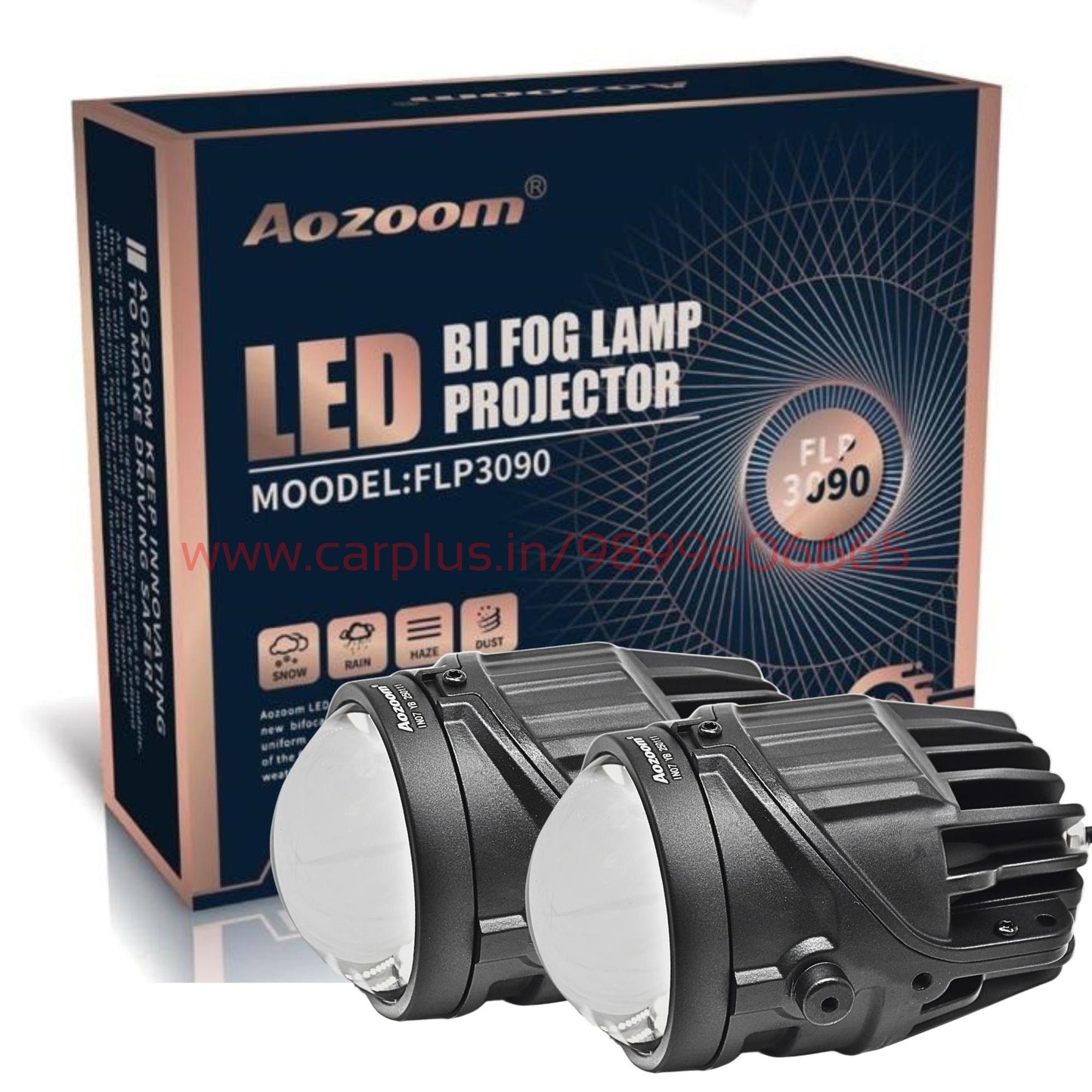 
                  
                    Aozoom LED Bi Fog Lamp Projector (FLP3090)-UNIVERSAL-FOG LAMP-AOZOOM-CARPLUS
                  
                