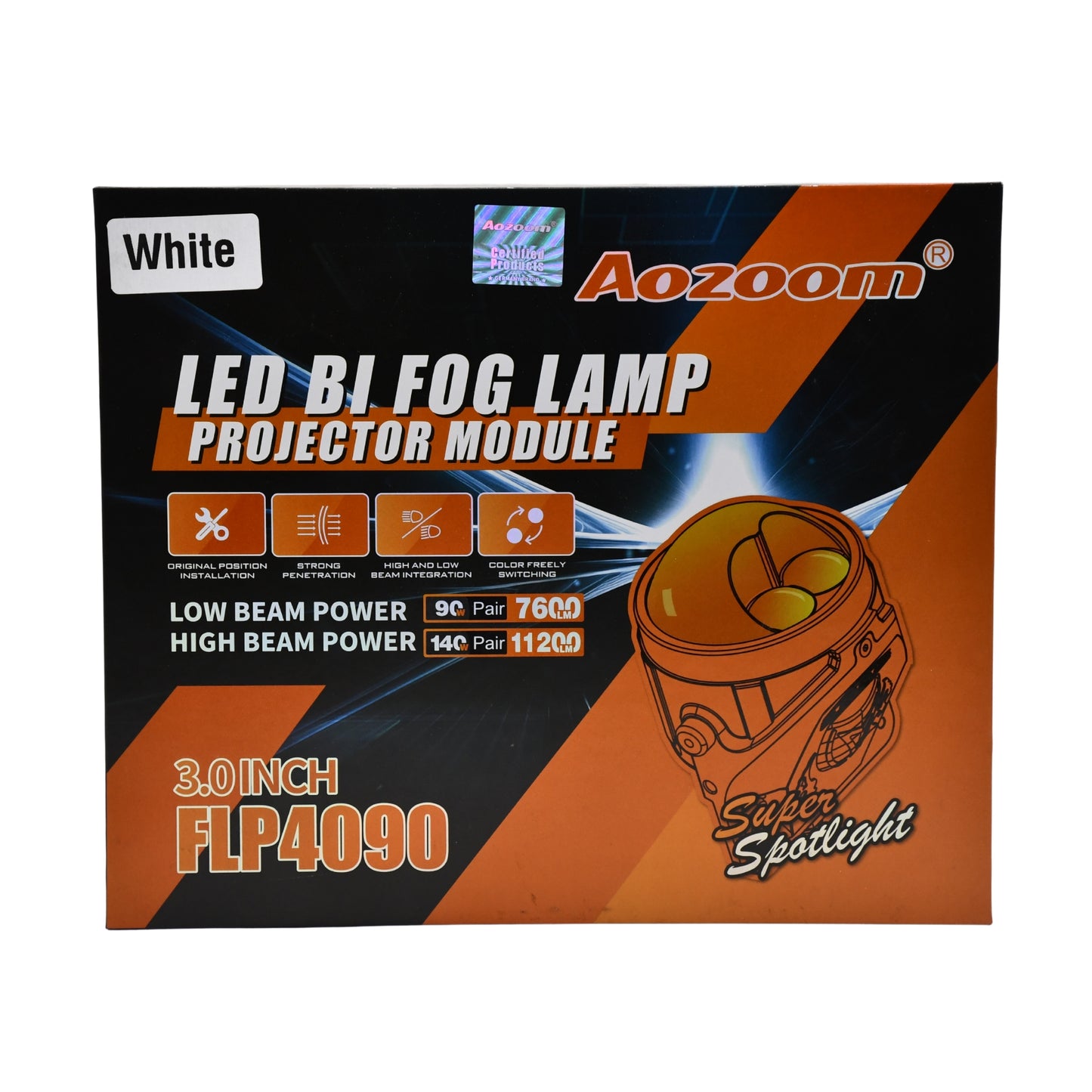 
                  
                    Aozoom LED Bi Fog Lamp Projector Module 3.0Inch(FLP4090)-WHITE-FOG LIGHTS-AOZOOM-CARPLUS
                  
                