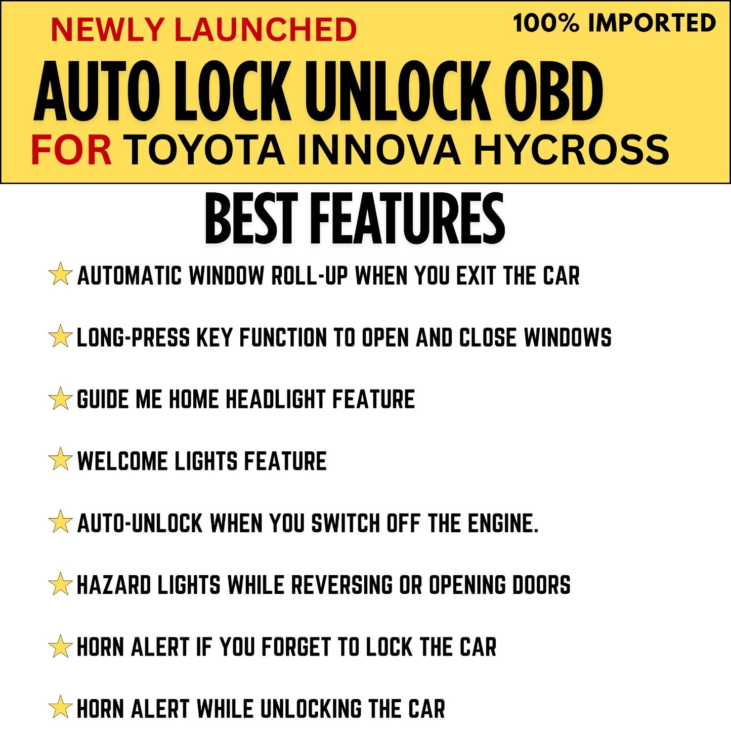 
                  
                    Auto Lock Unlock OBD for Toyota Innova Hycross-AUTO LOCK UNLOCK-RETRO-CARPLUS
                  
                