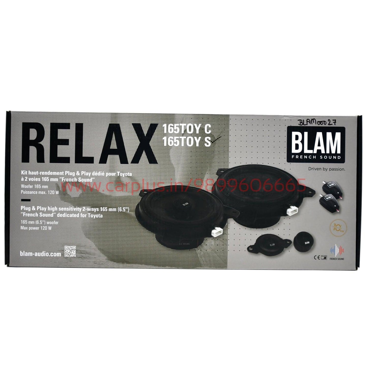 
                  
                    BLAM 160MM 2-Way Component Speaker(165TOYS)-COMPONENT SPEAKERS-BLAM-CARPLUS
                  
                