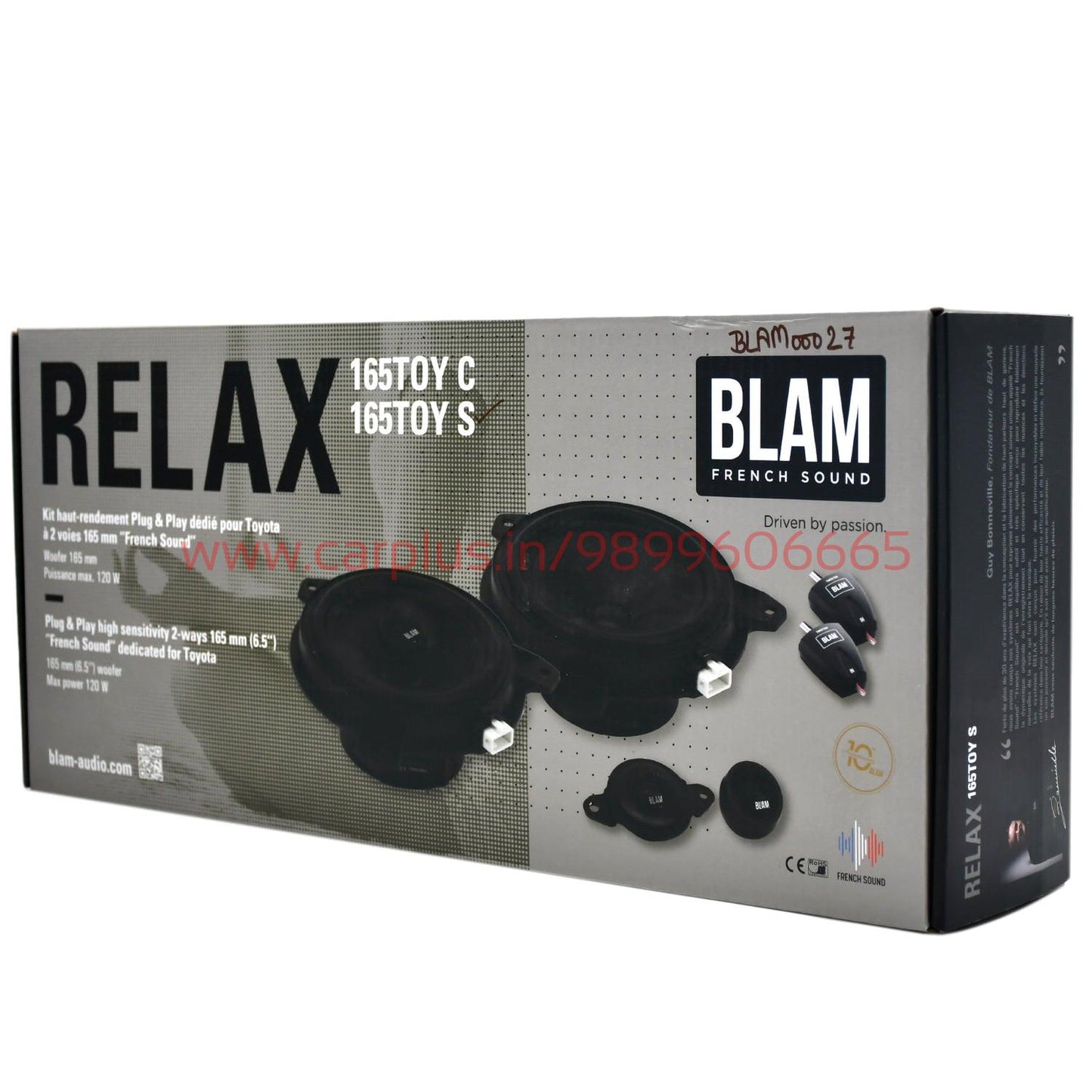 
                  
                    BLAM 160MM 2-Way Component Speaker(165TOYS)-COMPONENT SPEAKERS-BLAM-CARPLUS
                  
                