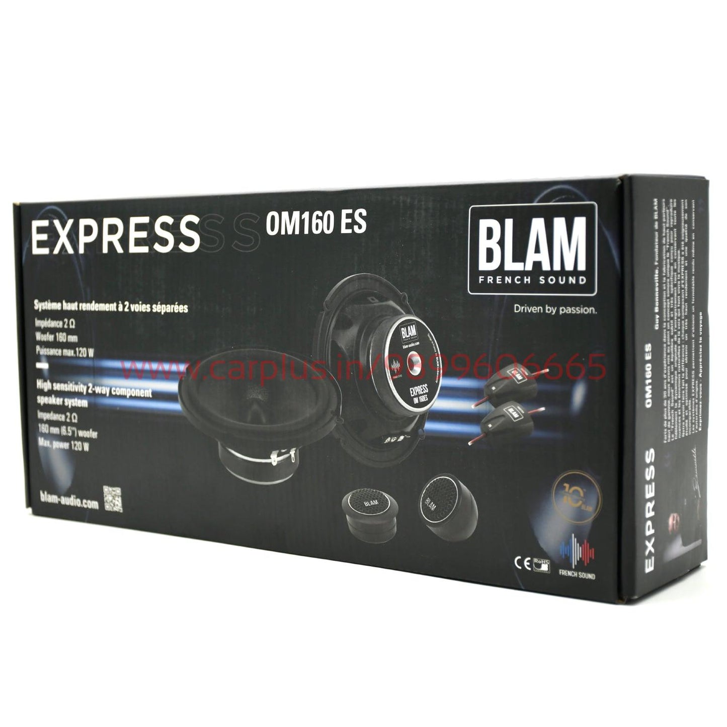 
                  
                    BLAM 160MM High Sensitivity 2-Way Component Speaker - (OM160 ES13)-COMPONENT SPEAKERS-BLAM-CARPLUS
                  
                