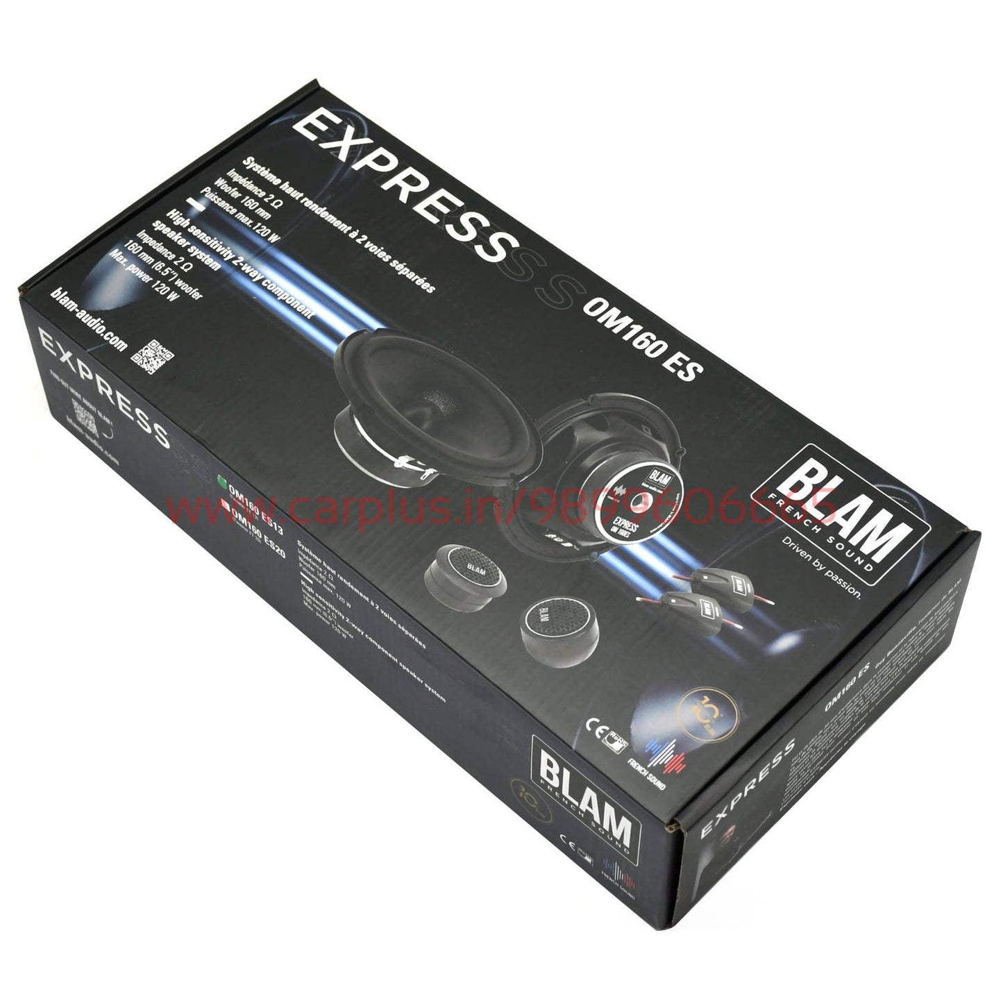 
                  
                    BLAM 160MM High Sensitivity 2-Way Component Speaker - (OM160 ES13)-COMPONENT SPEAKERS-BLAM-CARPLUS
                  
                