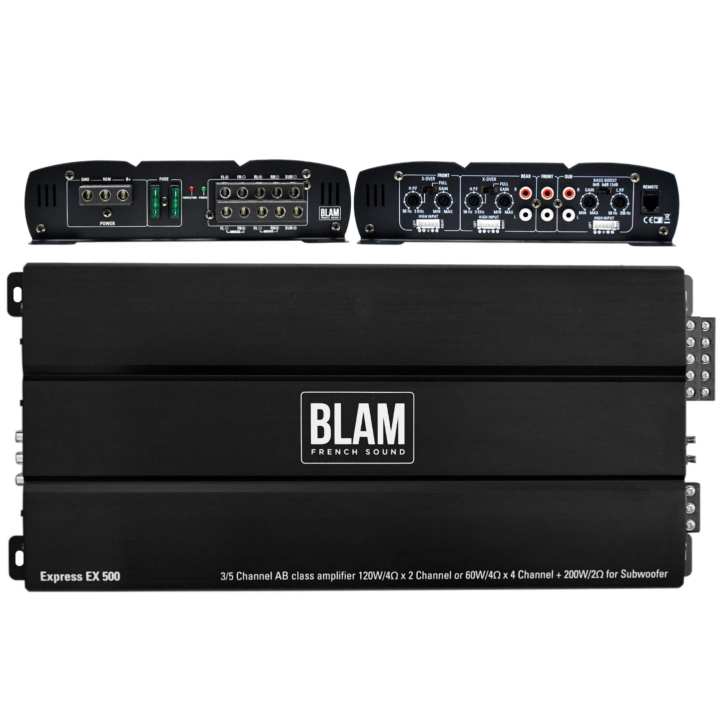 
                  
                    BLAM 5Channel Amplifier-EX 500-5 CHANNEL AMPLIFIER-BLAM-CARPLUS
                  
                