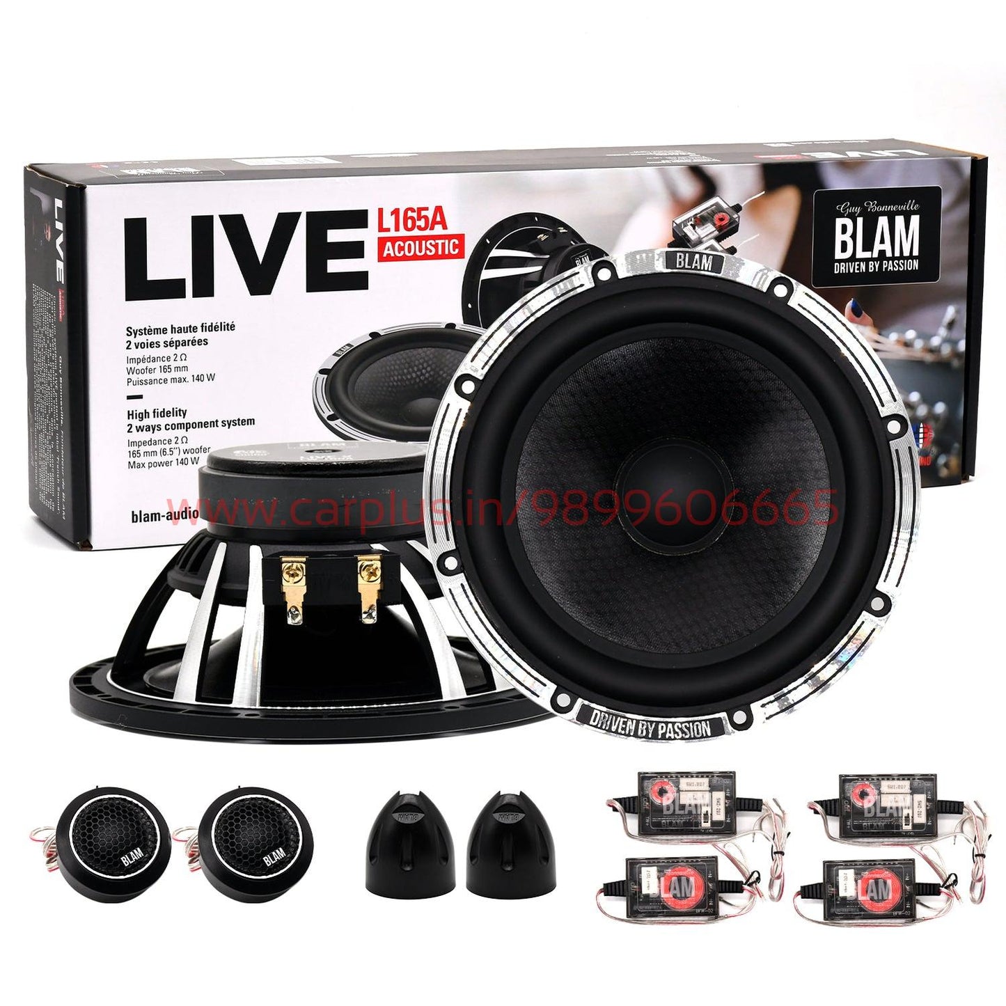 
                  
                    BLAM LIVE 6.5” Component Speakers L165 A- Acoustic-COMPONENT SPEAKERS-BLAM-CARPLUS
                  
                