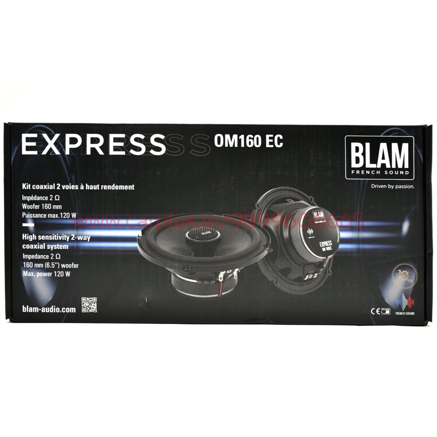 
                  
                    BLAM 160MM High Sensitivity 2-Way Coaxial Speaker(OM160EC)-COAXIAL SPEAKERS-BLAM-CARPLUS
                  
                