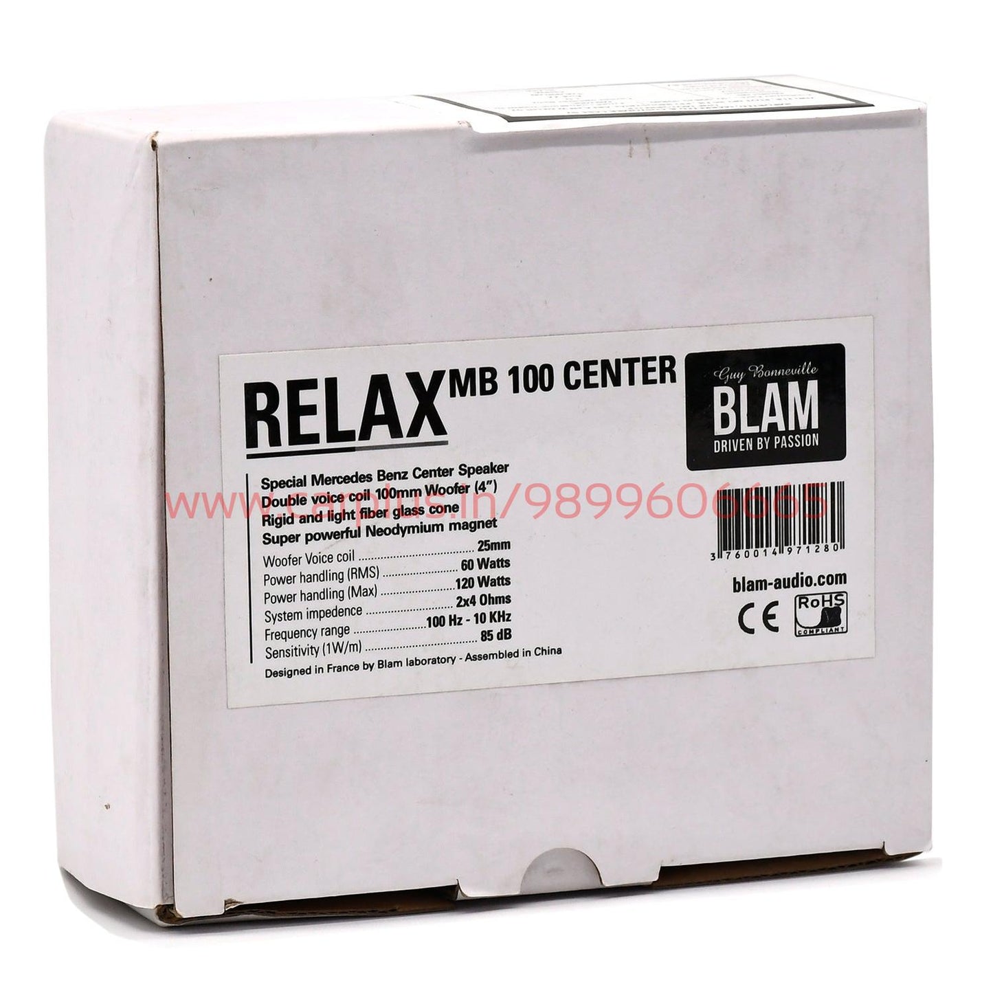 
                  
                    BLAM RELAX 4" Plug & Play Dual Voice Coil Woofer for Mercedes Benz Center System - (MB 100 CENTER)-COAXIAL SPEAKERS-BLAM-CARPLUS
                  
                