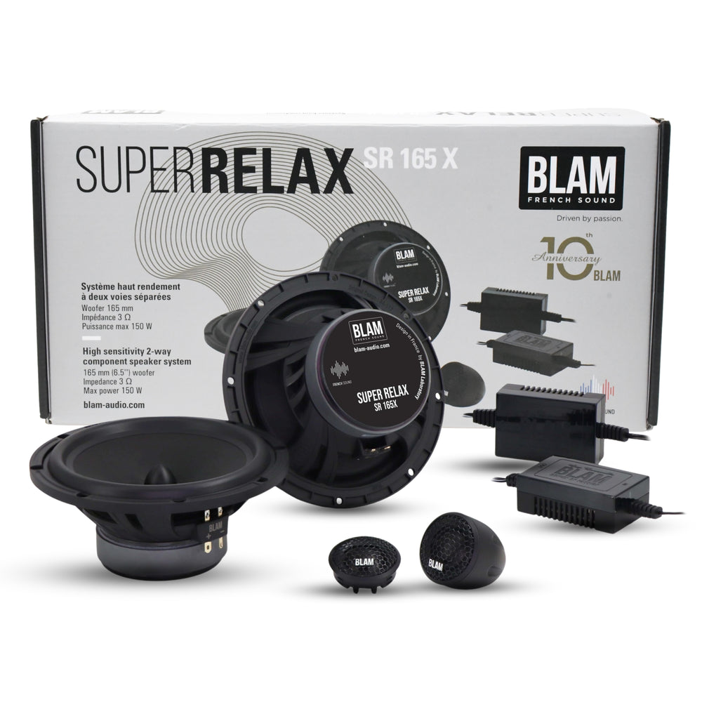 BLAM SUPER RELAX 165mm 2-Way Component Speaker (SR165 X) – CARPLUS
