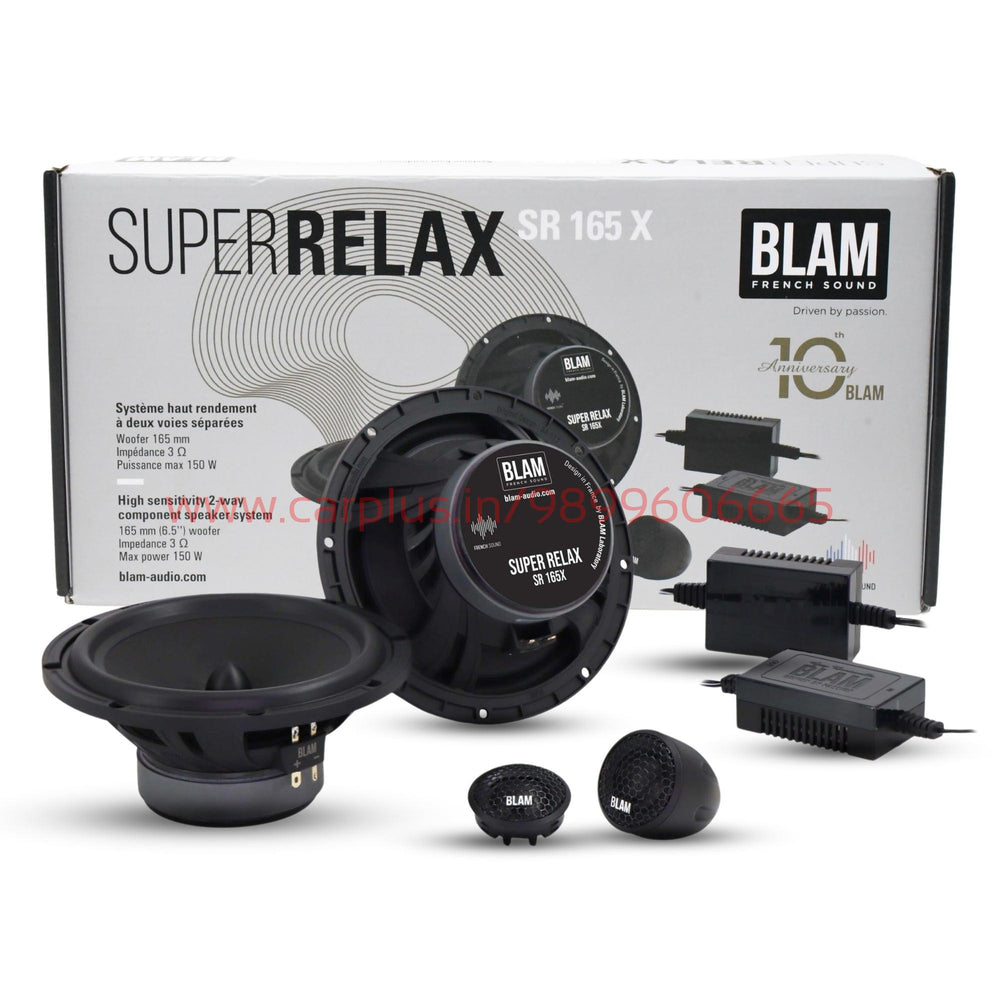 BLAM SUPER RELAX 165mm 2-Way Component Speaker (SR165 X) – CARPLUS
