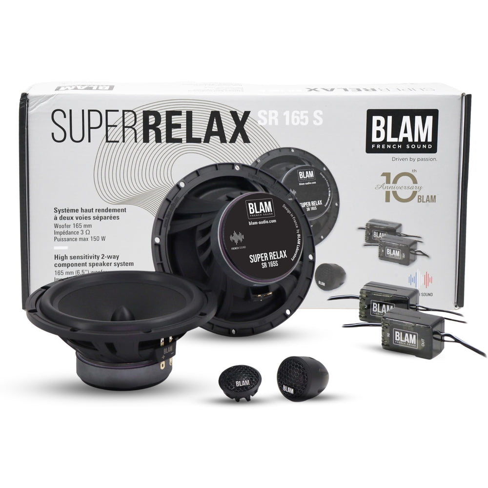 BLAMブラム　 SUPER RELAX　 SR165 S スピーカー BLAM SUPER RELAX 165mm 2-Way Component Speaker (SR165S) – CARPLUS