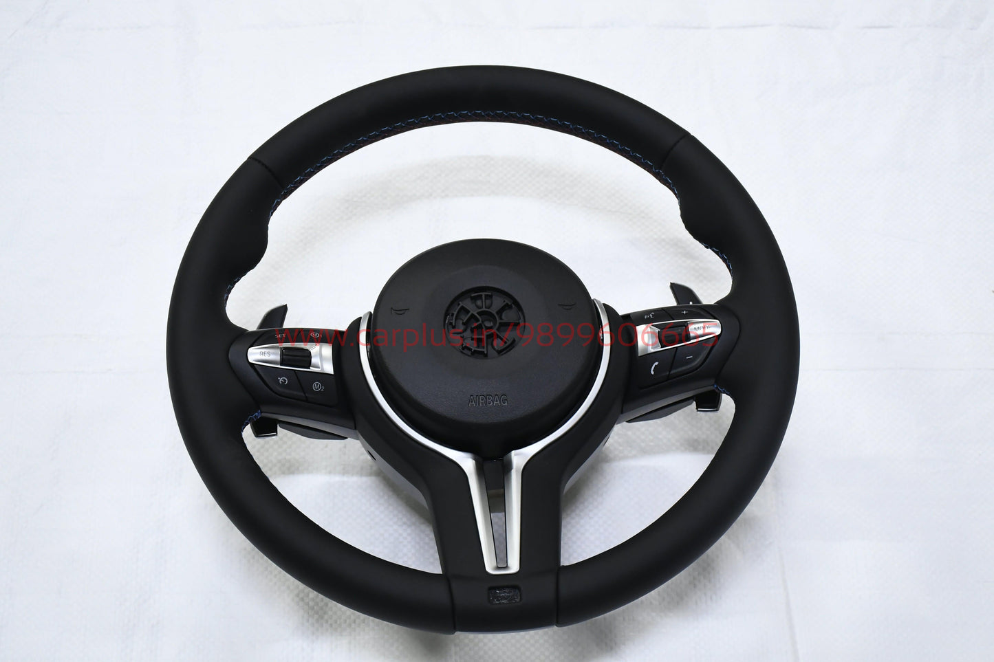 
                  
                    BMW M3 F30 Steering Wheel, 3 Series F30 2013-19 , 1 Series F20 2013-18 , X1 F48 2016-22 , X3 F25 2010-16, X5 F15 2014-17 , 3 GT F34 , X6 2014-17-STEERING WHEEL-RETRO SOLUTIONS-CARPLUS
                  
                