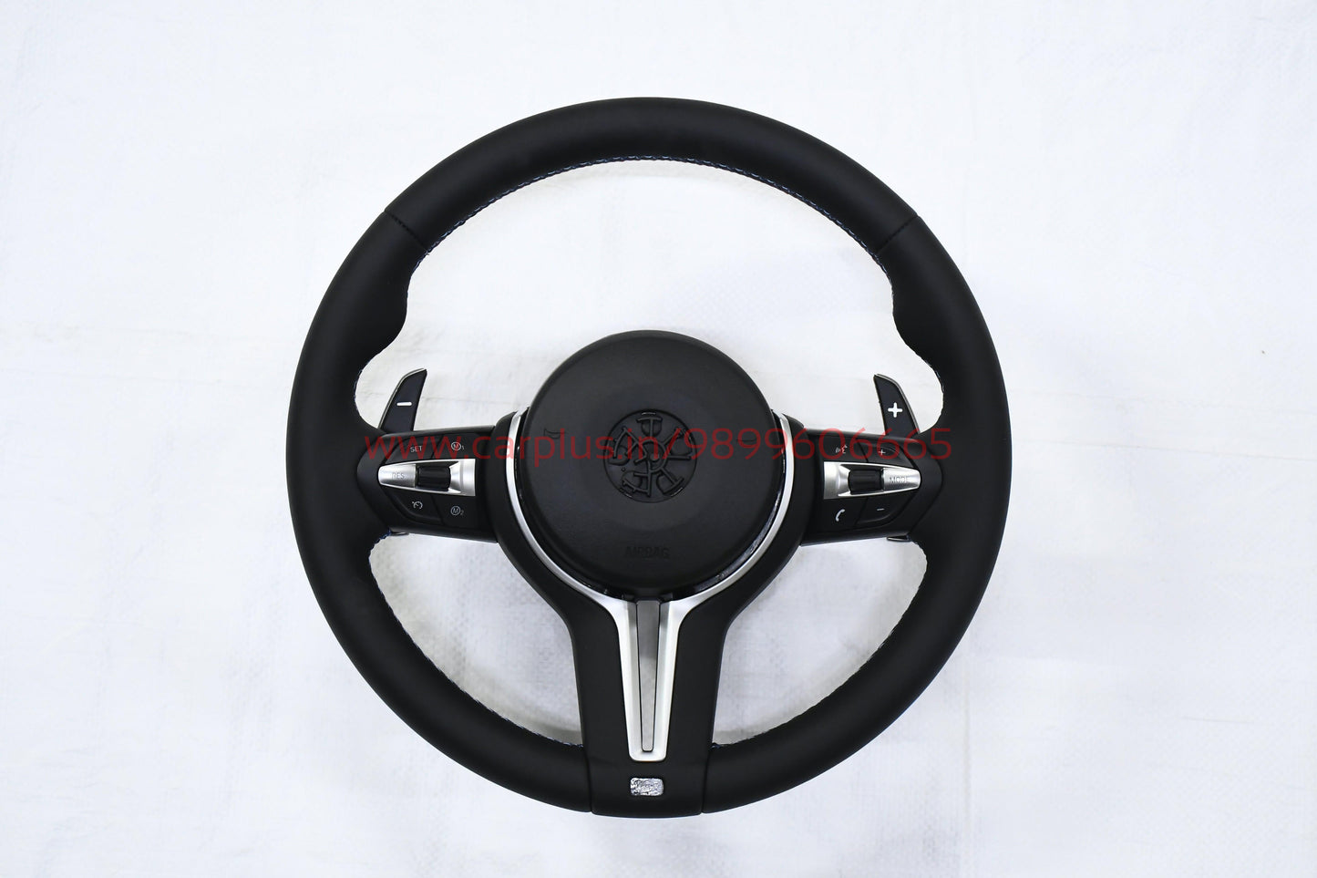 
                  
                    BMW M3 F30 Steering Wheel, 3 Series F30 2013-19 , 1 Series F20 2013-18 , X1 F48 2016-22 , X3 F25 2010-16, X5 F15 2014-17 , 3 GT F34 , X6 2014-17-STEERING WHEEL-RETRO SOLUTIONS-CARPLUS
                  
                