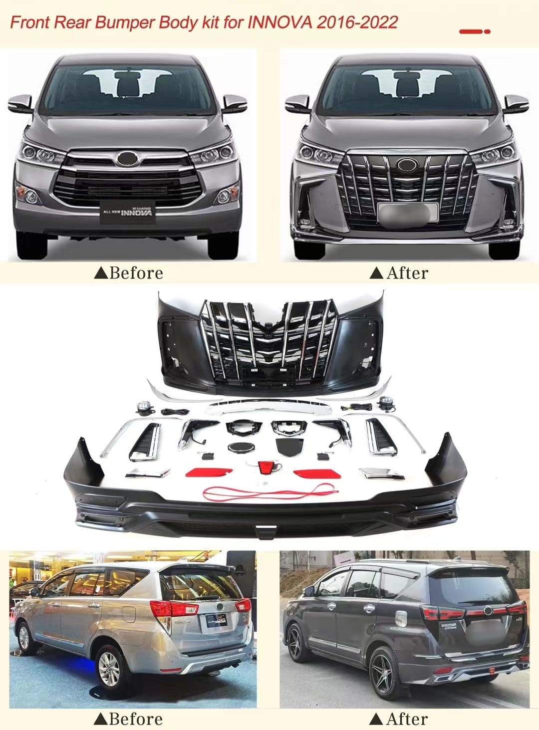 
                  
                    BODY KIT for Toyota INNOVA 2016-2022-CRYSTA - ALFARD-BODY KIT-RETRO SOLUTIONS-CARPLUS
                  
                