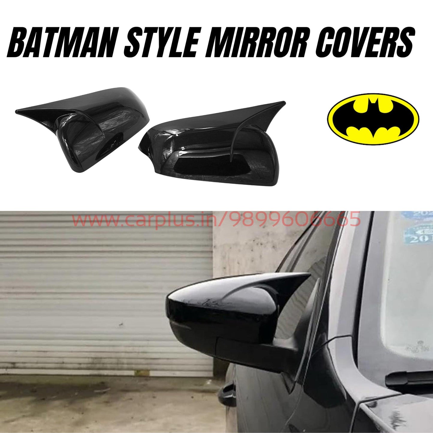 
                  
                    Batman Style Mirror Caps Cover for Hyundai Venue-MIRROR CAPS-Mirror Caps-CARPLUS
                  
                
