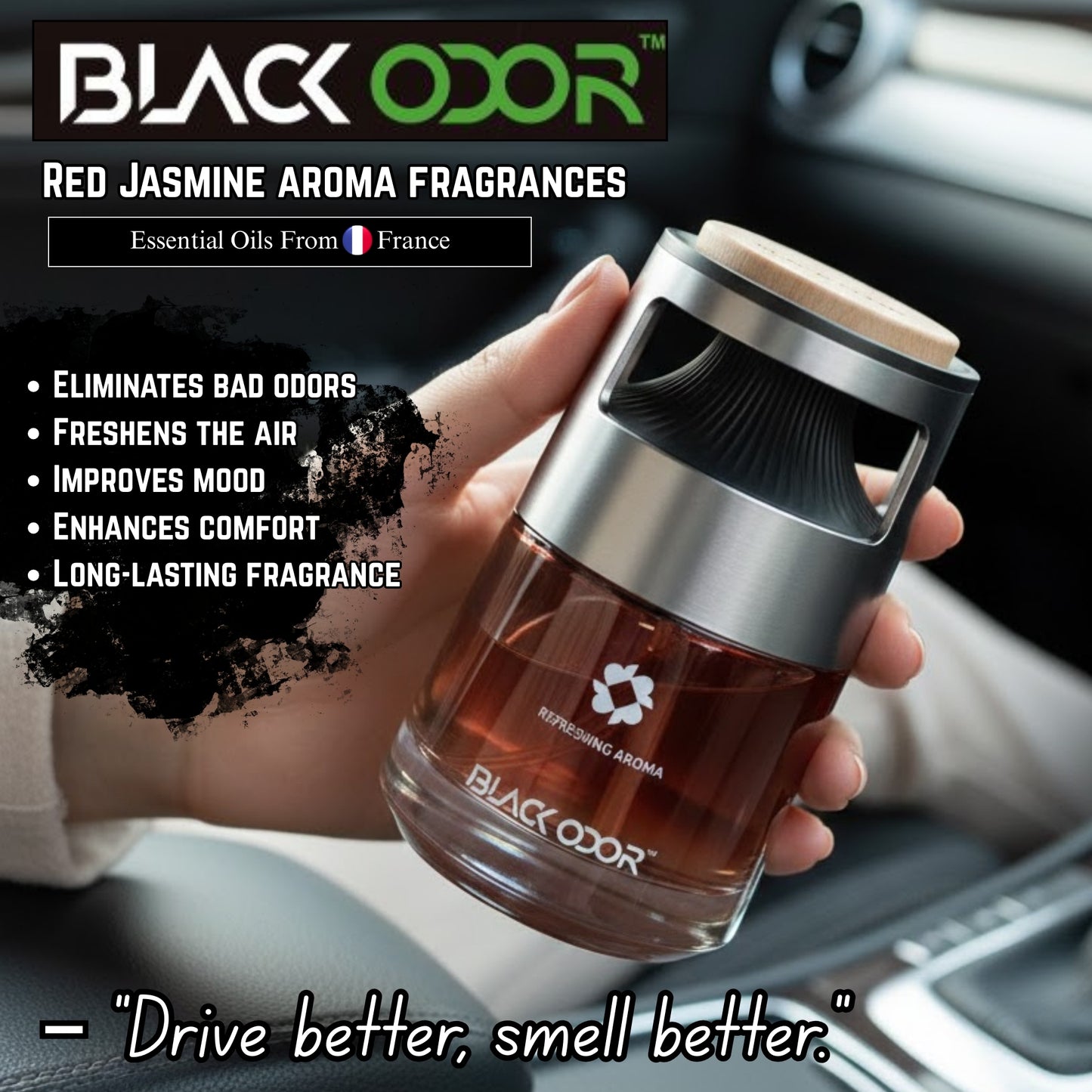 
                  
                    BLACK ODOR BO-40 Air Fragnance 130ml Quality Perfumes-DASHBOARD PERFUME-BLACK ODOR-REF: B-111-CARPLUS
                  
                