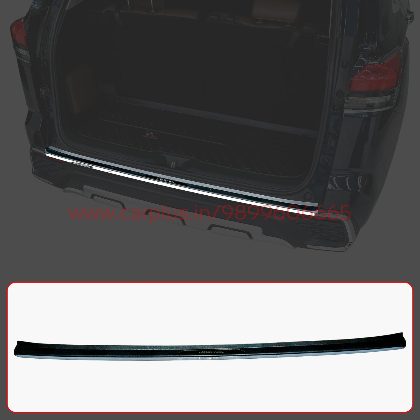 
                  
                    KMH Rear Bumper Plate For Toyota Hycross (Set Of 1 Pc, Black)-EXTERIOR CHROME-KMH-CARPLUS
                  
                