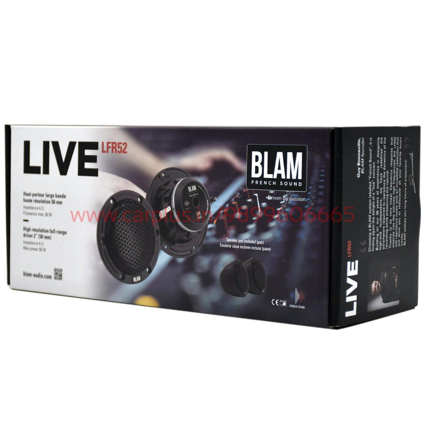 
                  
                    Blam Live 50 MM Full Range Driver 2 Inch - (LFR 52)-SUBSUBWOOFERS-BLAM-CARPLUS
                  
                