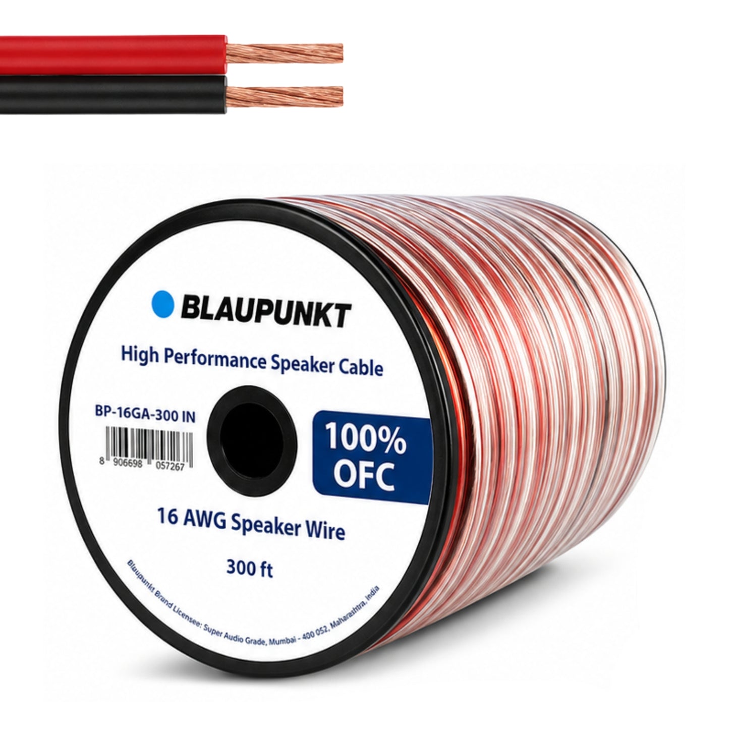 
                  
                    BLAUPUNKT BP – 16GA – 300 – IN (16 GA OFC Speaker Wire – 91 Meters)-SPEAKER WIRE-BLAUPUNKT-CARPLUS
                  
                